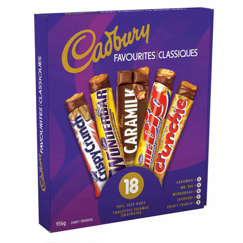 Cadbury Assorted Bars 18 Count Main Image